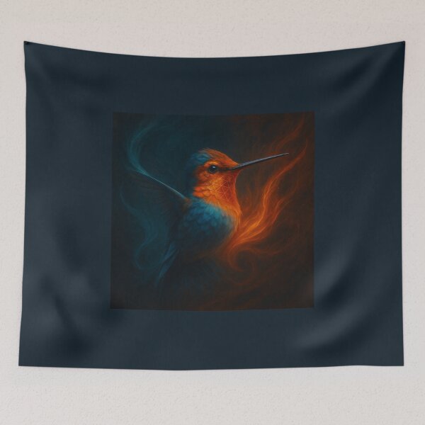 Item preview, Emberflight – Hummingbird of Flame and Frost designed and sold by GeoWild Designs.