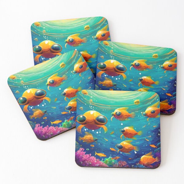 Item preview, Space Swimmers from Other Dimensions designed and sold by Zofia Sosnecka.