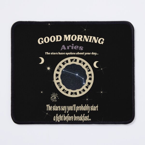 Item preview, Good Morning Aries – Zodiac Academy designed and sold by UGLibrary.