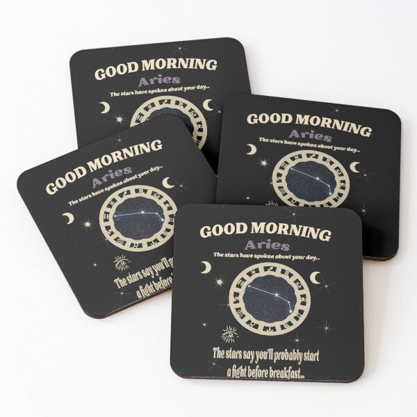 Item preview, Good Morning Aries – Zodiac Academy designed and sold by UGLibrary.
