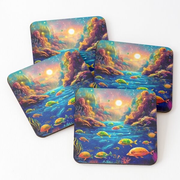 Item preview, Space Swimmers from Other Dimensions designed and sold by Zofia Sosnecka.