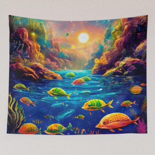 Item preview, Space Swimmers from Other Dimensions designed and sold by Zofia Sosnecka.