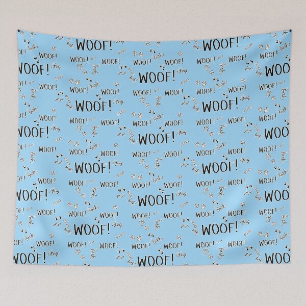 Item preview, Dog woof tile designed and sold by Lunasuxxx.