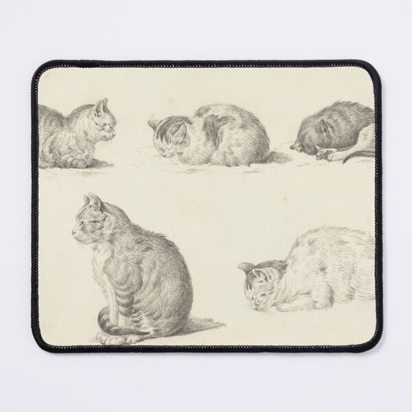Item preview, Fives Studies of Cats designed and sold by felttipcat.