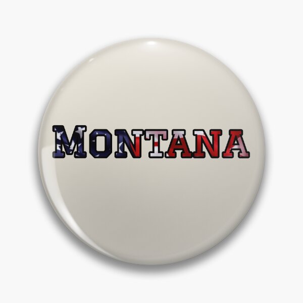 Item preview, Montana USA Flag Typography – Patriotic Stars and Stripes American Pride Design designed and sold by Long Family Gifts.