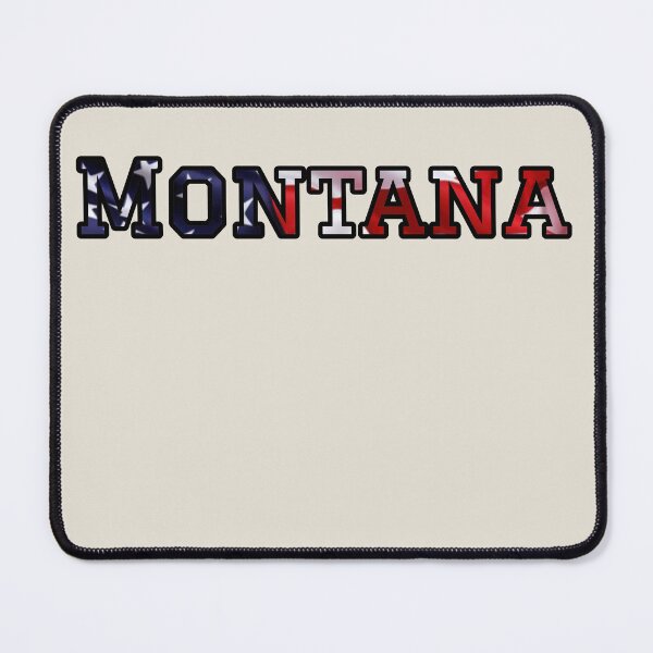 Item preview, Montana USA Flag Typography – Patriotic Stars and Stripes American Pride Design designed and sold by Long Family Gifts.