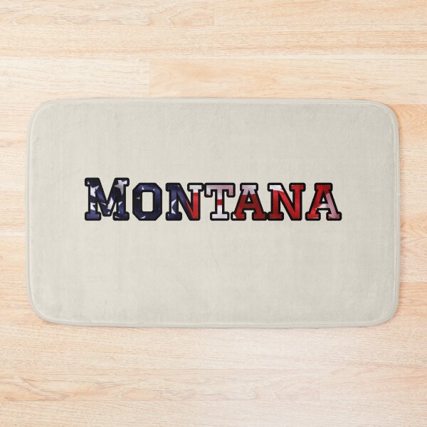 Item preview, Montana USA Flag Typography – Patriotic Stars and Stripes American Pride Design designed and sold by Long Family Gifts.