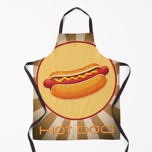 Item preview, Retro Hot Dog Blast – Vintage Fast Food Pop Art designed and sold by ForeverPrintsOK.