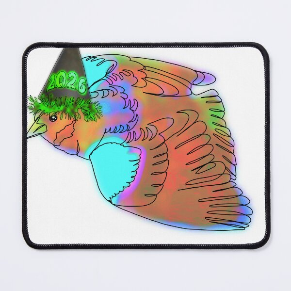 Item preview, 2026 Party Hat Blackbird Celebration – animalsinhats designed and sold by Ashley’sAnimalz.