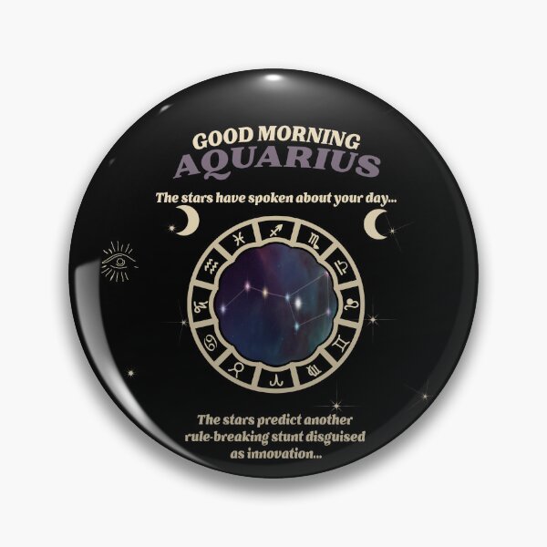 Item preview, Good Morning Aquarius – Zodiac Academy Inspired designed and sold by UGLibrary.