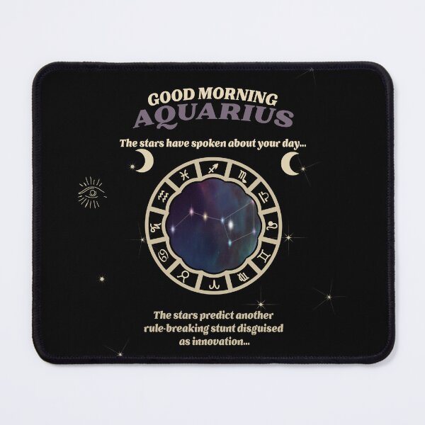 Item preview, Good Morning Aquarius – Zodiac Academy Inspired designed and sold by UGLibrary.