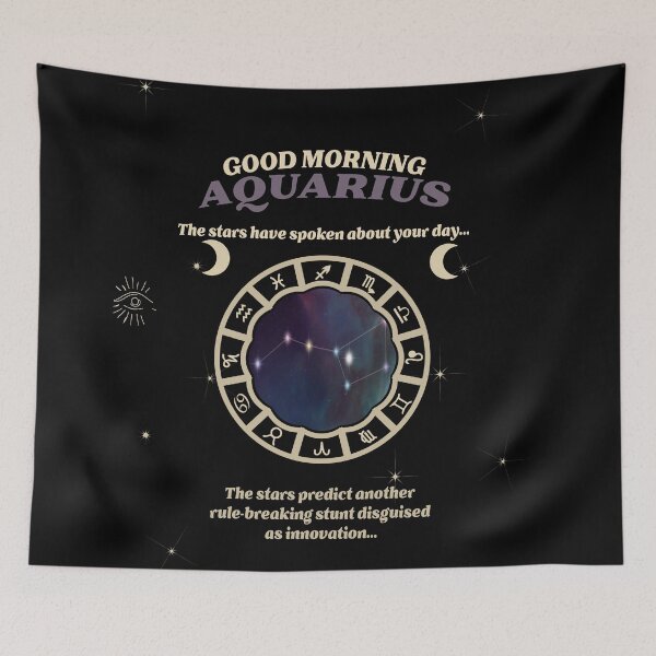 Item preview, Good Morning Aquarius – Zodiac Academy Inspired designed and sold by UGLibrary.