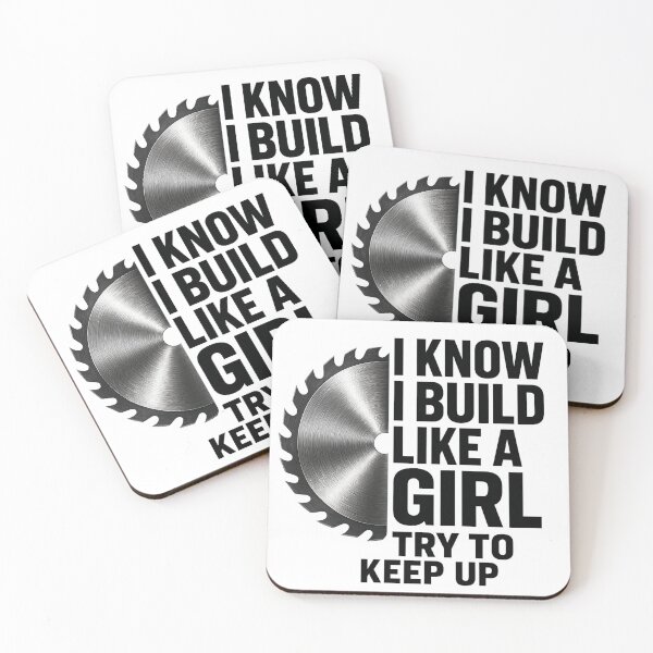 Item preview, Funny Woodworking - I Build Like A Girl Try To Keep Up designed and sold by Jaanussar.
