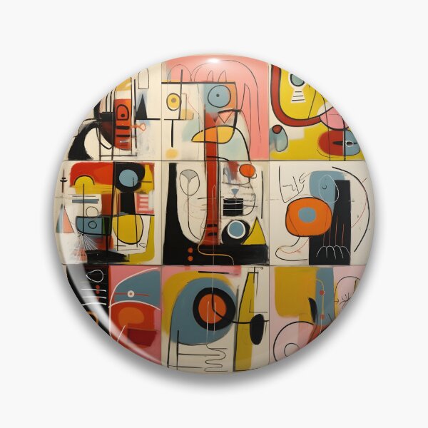 Item preview, Abstract Geometric Patterns with Bold Lines and Vibrant Colors for a Dynamic Modern Artwork designed and sold by OlfactoART Studio.