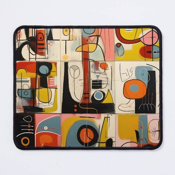Item preview, Abstract Geometric Patterns with Bold Lines and Vibrant Colors for a Dynamic Modern Artwork designed and sold by OlfactoART Studio.