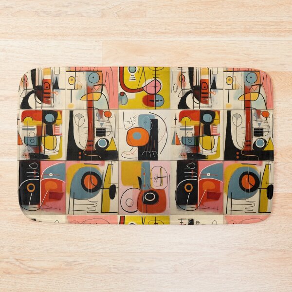 Item preview, Abstract Geometric Patterns with Bold Lines and Vibrant Colors for a Dynamic Modern Artwork designed and sold by OlfactoART Studio.