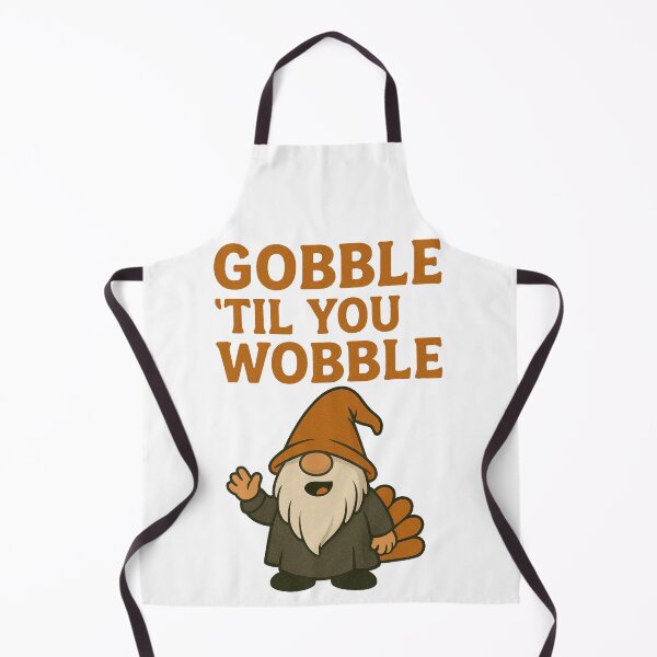 Item preview, Gobble ’Til You Wobble Gonk | Funny Thanksgiving Turkey Gnome Design designed and sold by BoxaroundJacks.