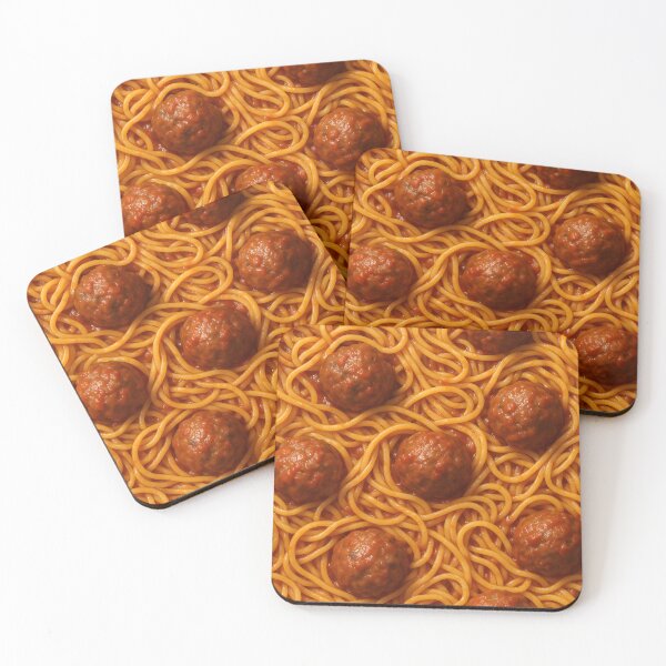 Item preview, Spaghetti & Meatballs All-Over Print designed and sold by getpressedshirt.