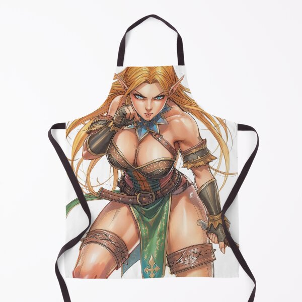 Item preview, Fierce Fantasy Elf Warrior Pinup designed and sold by Pigmentra.