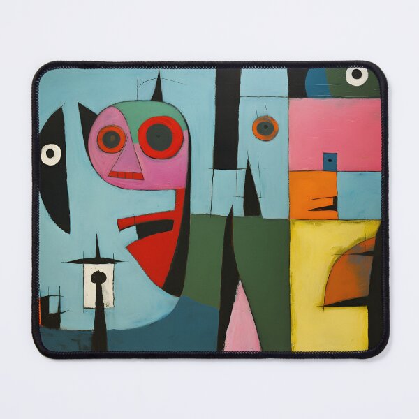 Item preview, Vibrant Modern Art- Geometric Abstract Composition with Bold Colors and Dynamic Shapes designed and sold by OlfactoART Studio.