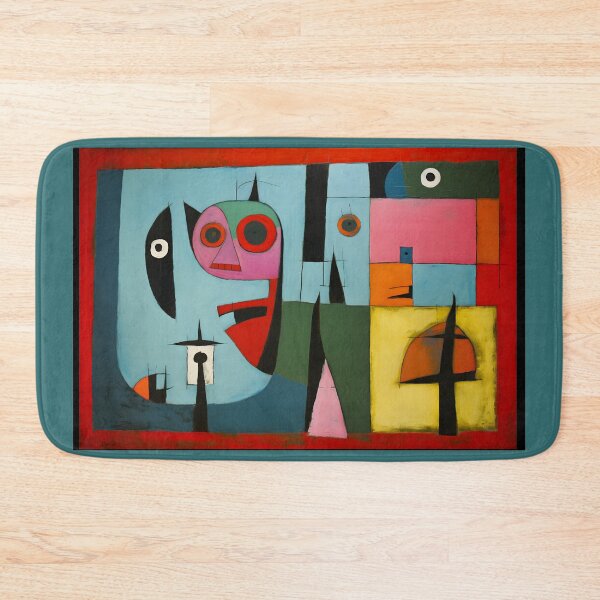 Item preview, Vibrant Modern Art- Geometric Abstract Composition with Bold Colors and Dynamic Shapes designed and sold by OlfactoART Studio.