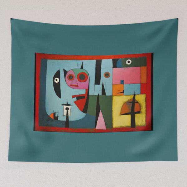 Item preview, Vibrant Modern Art- Geometric Abstract Composition with Bold Colors and Dynamic Shapes designed and sold by OlfactoART Studio.