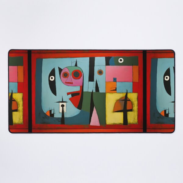 Item preview, Vibrant Modern Art- Geometric Abstract Composition with Bold Colors and Dynamic Shapes designed and sold by OlfactoART Studio.