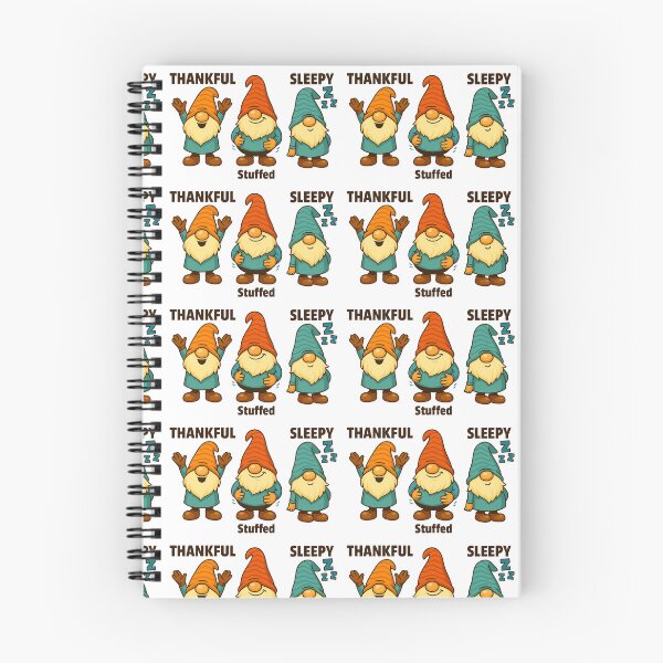 Item preview, Thankful Stuffed Sleepy Gonks | Funny Thanksgiving Gnome Trio Design designed and sold by BoxaroundJacks.