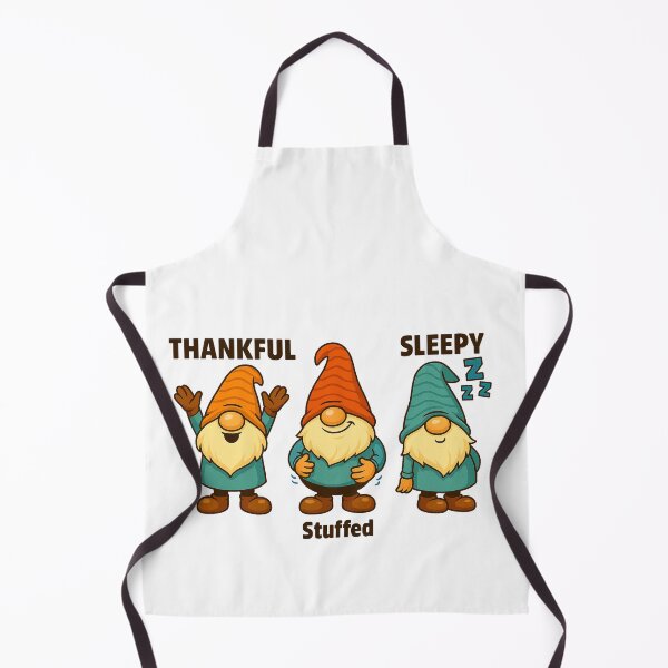 Item preview, Thankful Stuffed Sleepy Gonks | Funny Thanksgiving Gnome Trio Design designed and sold by BoxaroundJacks.