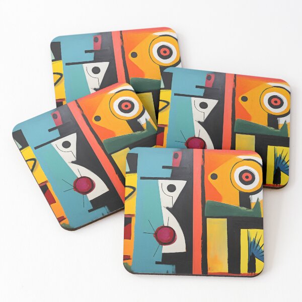 Item preview, Abstract Geometric Composition with Bold Shapes and Contrasting Colors for a Vibrant Modern Artwork designed and sold by OlfactoART Studio.
