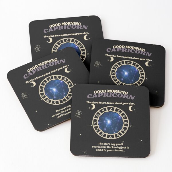 Item preview, Good Morning Capricorn – Zodiac Academy Inspired designed and sold by UGLibrary.