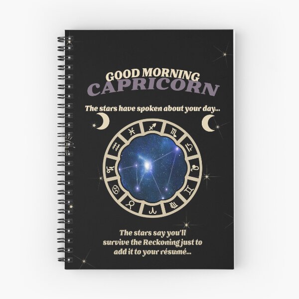Artikelvorschau, Guten Morgen Steinbock – Inspiriert von der Zodiac Academy entworfen und verkauft von UGLibrary.