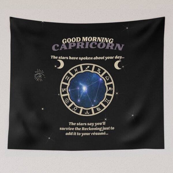 Item preview, Good Morning Capricorn – Zodiac Academy Inspired designed and sold by UGLibrary.