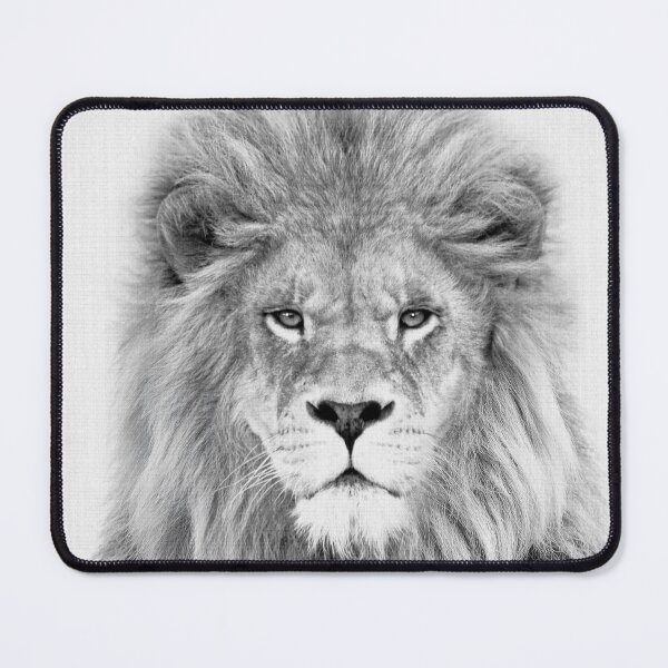 Item preview, Black & White Peekaboo Lion designed and sold by Lila & Lola.