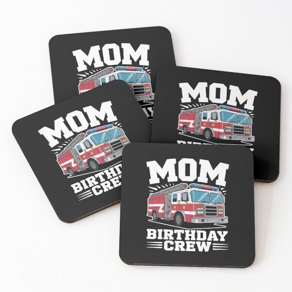 Item preview, Mom Birthday Crew Fire Truck designed and sold by jkrphoto.