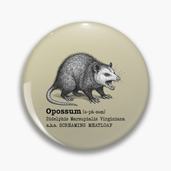 Item preview, Opossum aka Screaming Meatloaf designed and sold by andyjhunter.