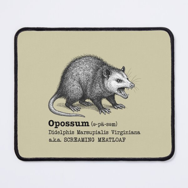 Item preview, Opossum aka Screaming Meatloaf designed and sold by andyjhunter.