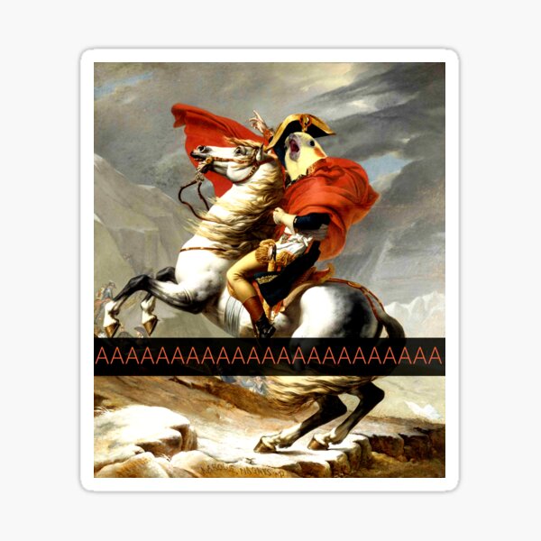 Napoleon birb Sticker
