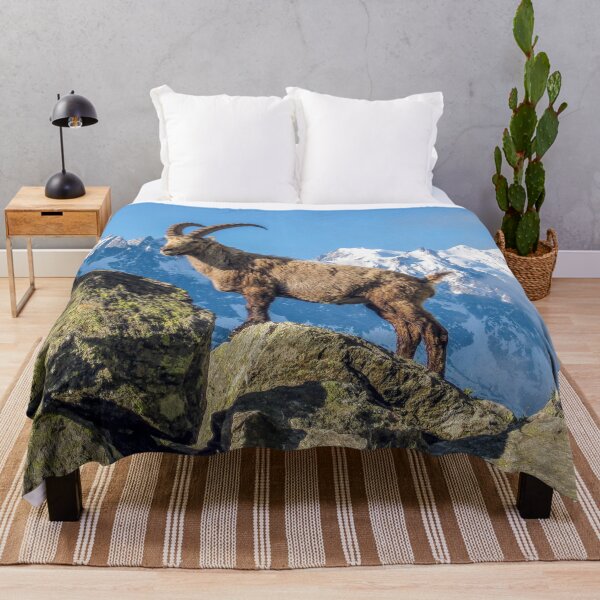 Item preview, Alpine Ibex In Aiguilles Rouge French Alps France designed and sold by eclecTEEq.