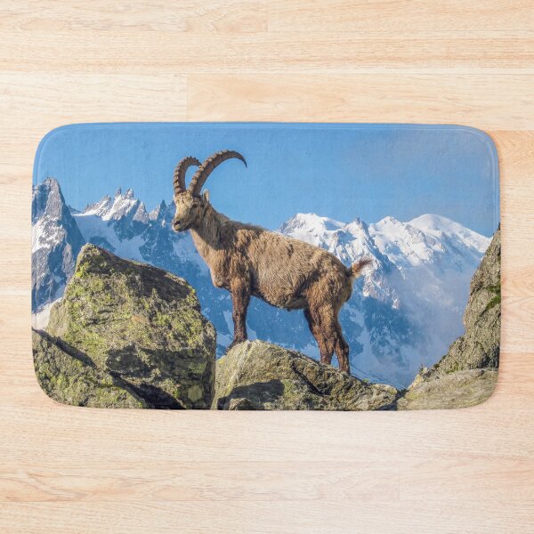 Item preview, Alpine Ibex In Aiguilles Rouge French Alps France designed and sold by eclecTEEq.