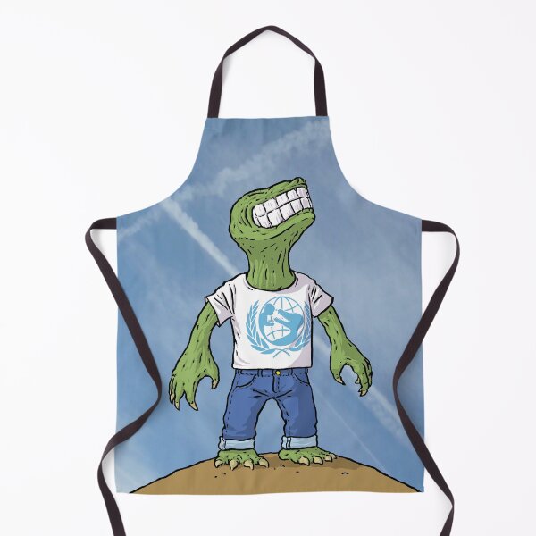 Item preview, Young reptilian with chemtrails designed and sold by NomCouture.