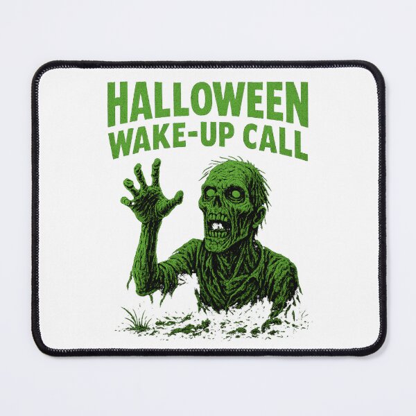 Item preview, Halloween Wake-Up Call – Creepy Zombie Rising from the Grave Horror Design designed and sold by ustylelab.