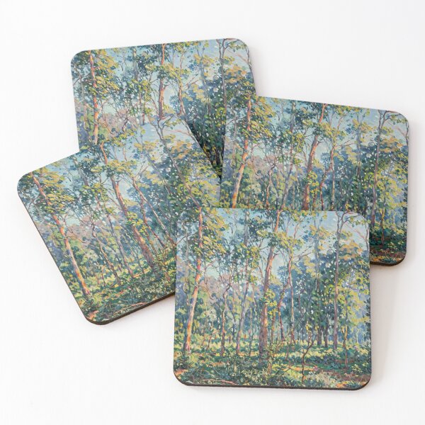 Item preview, Ironbark Forest Canopy – Australian Bush Landscape in Painterly Impressionist Style designed and sold by ironbarkprints.