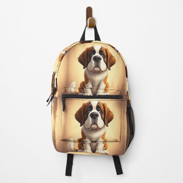 Item preview, Big Heart, Bigger Dog – Funny Bernardine Caricature designed and sold by PawPrintedArt.
