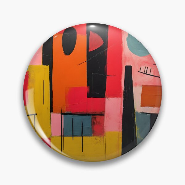 Item preview, Dynamic Abstract Artwork with Intersecting Lines Curves and Bold Geometric Shapes in Vibrant Colors designed and sold by OlfactoART Studio.