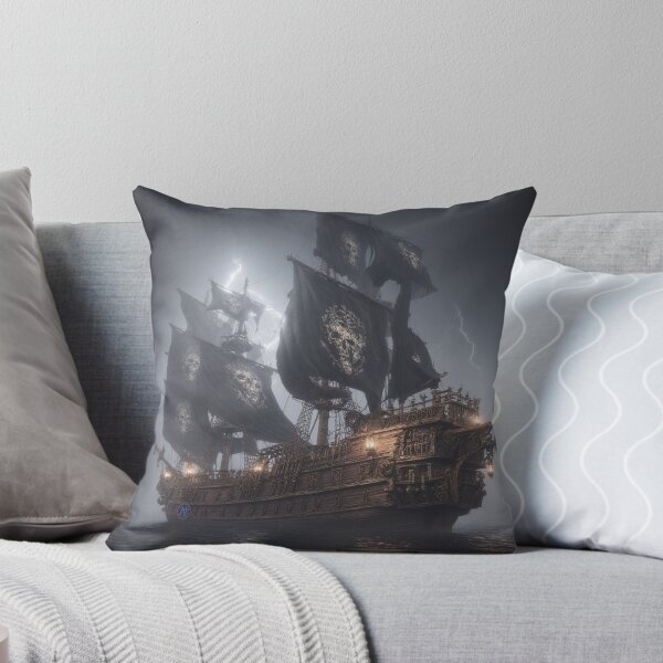 Item preview, Ghost of the Storm – The Pirate Ship of Legends by NegarTv Designs designed and sold by NegarTv Designs.
