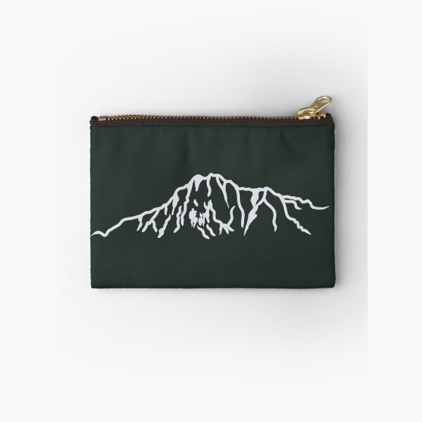 Item preview,  Mount Hosmer outline-light outline on green designed and sold by Rock An Design.