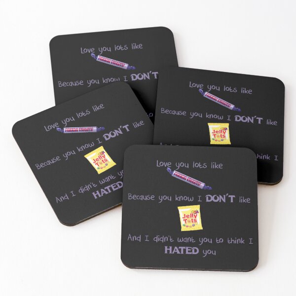 Item preview, Love you lots like Parma violets because you know I don’t like jelly tots and I didn’t want you to think I hated you designed and sold by Lumennyxart.