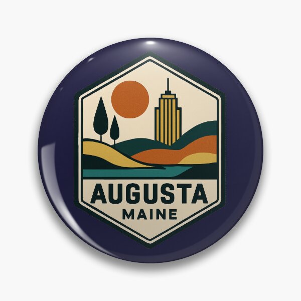 Item preview, Augusta Maine  designed and sold by Broken Antler Designs .
