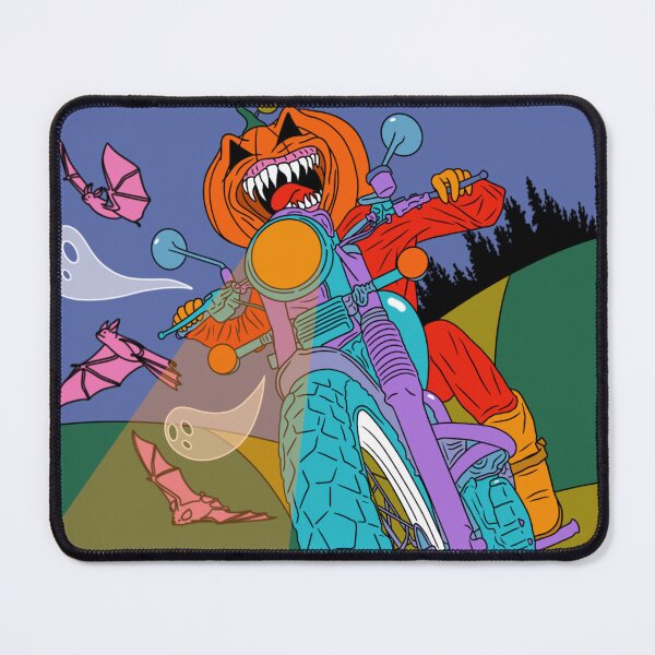 Item preview, Pumpkin Biker designed and sold by Motel Gemini.